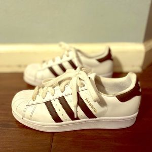 Kids Adidas Superstars size 3